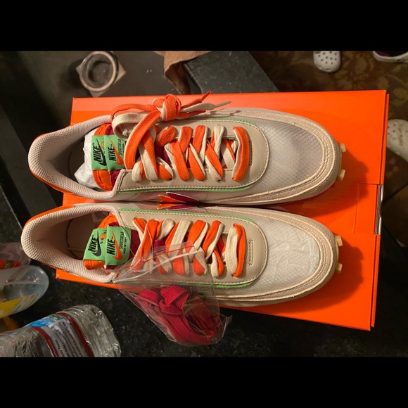 SACAI X CLOT X LDWAFFLE \'NET ORANGE BLAZE\'